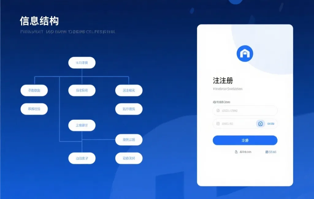 注册流程信息结构图